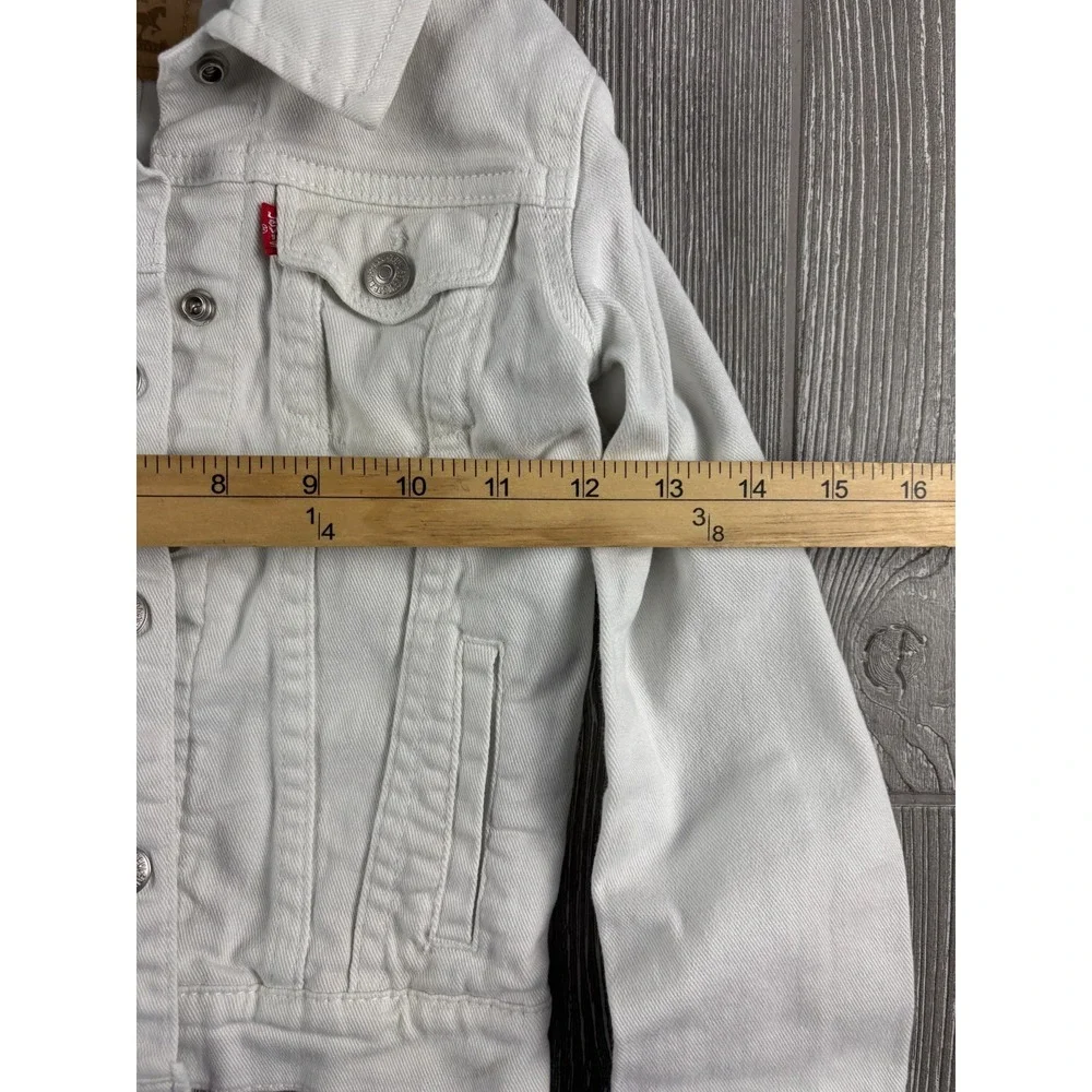 Levi's Baby White Jean Jacket Size 6 Months